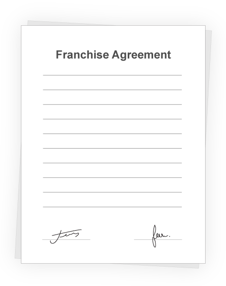 What is a franchise agreement?